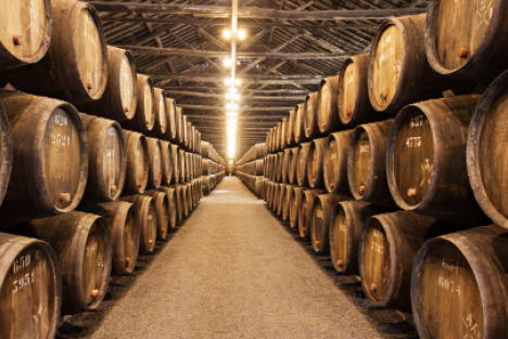 Barriles de vino