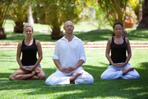 Yoga and meditation at Seaside Palm Beach in Maspalomas