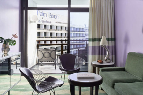 Junior Suites at the Seaside Palm Beach feature extra space and facilities