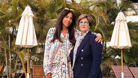 Simone Thomalla con la directora, Nicole Schaffers
